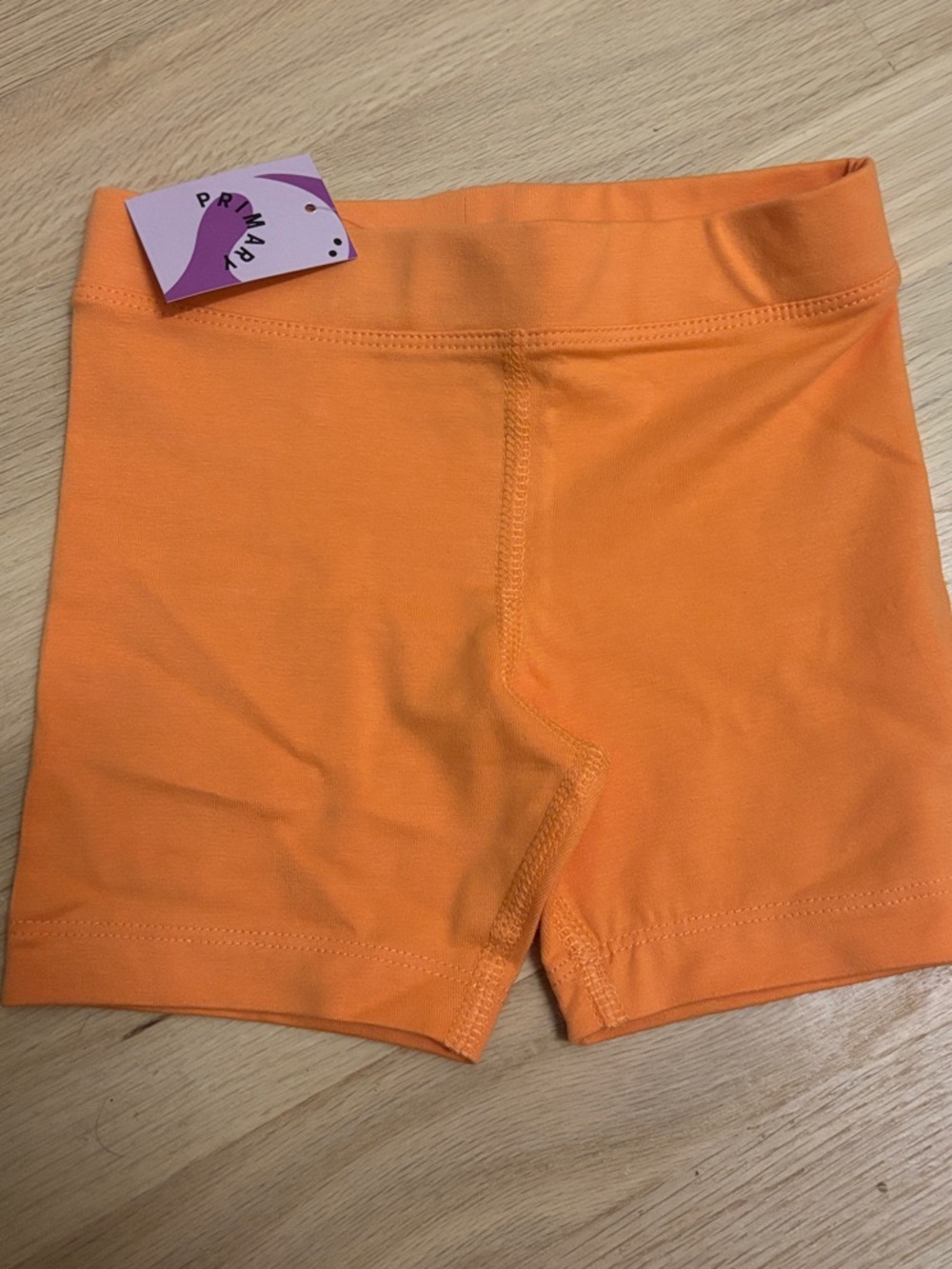 Primary Bright Orange Girls' Active Shorts